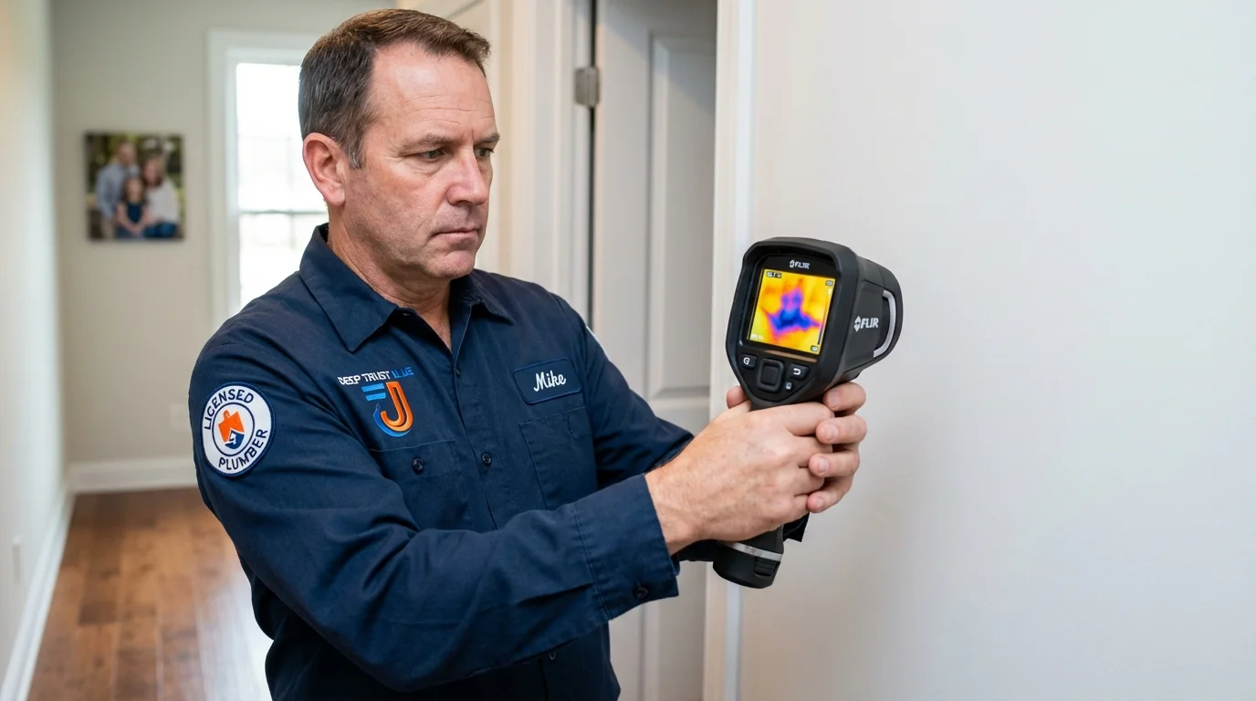 Thermal imaging leak detection by Johns Plumbing LLC in Kernville